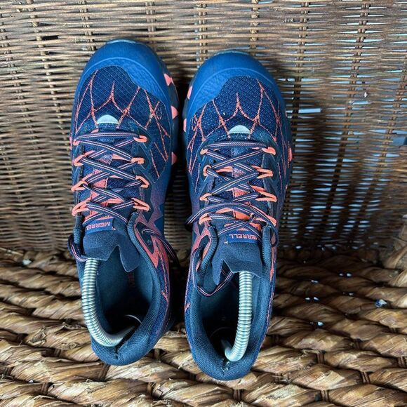 Merrell Women's Sneakers in Blue and Orange - Picture 7 of 7